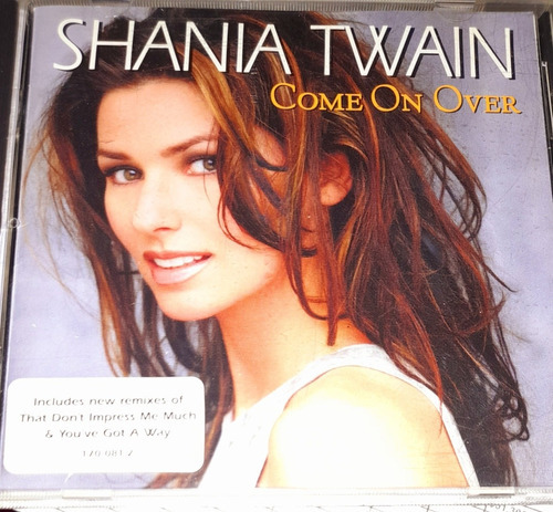 Shania Twain Com On Over Cd Promo Impecable Estado! 