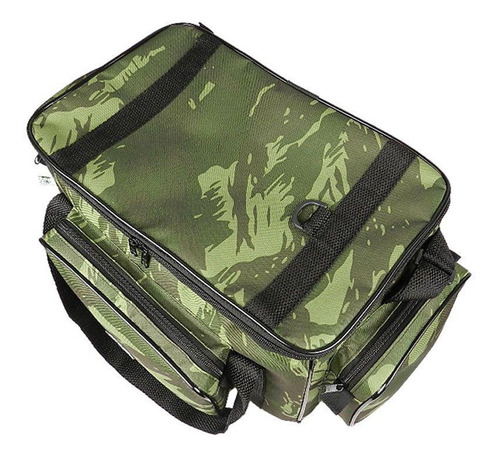 Bolsa De Apetrechos Pesca Camping Ebf Combat 600 Tamanho G Cor Camuflado