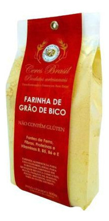 Kit 6x: Farinha De Grão De Bico Sem Glúten Ceres 300g