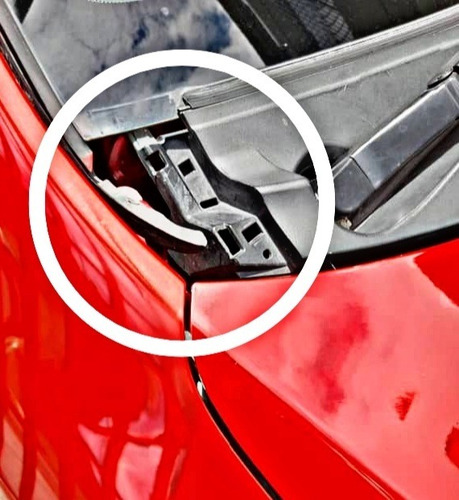 Imagen 3 de 3 de Moldura Extensión Derecha Rejilla Parabrisas Yaris 06-09