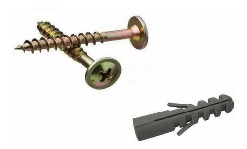 Parafuso Flangeado 4x40 E Bucha 6 Com Anel - 100 Un