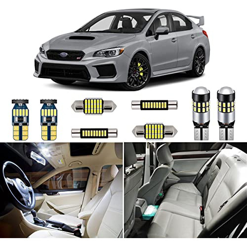 Juego De Luces Interiores Led Blancas Subaru Wrx/wrx St...