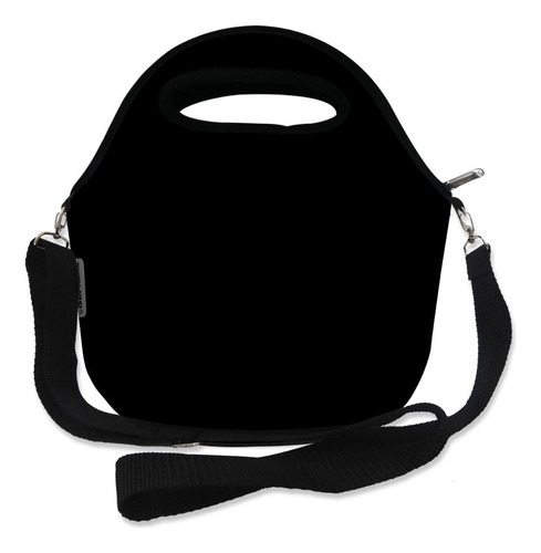 Mini Lancheira Térmica Em Neoprene - Isoprene - Preto