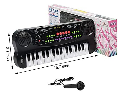 Aperfectlife Piano De Teclado Para Niños, 32 Teclas Multifun