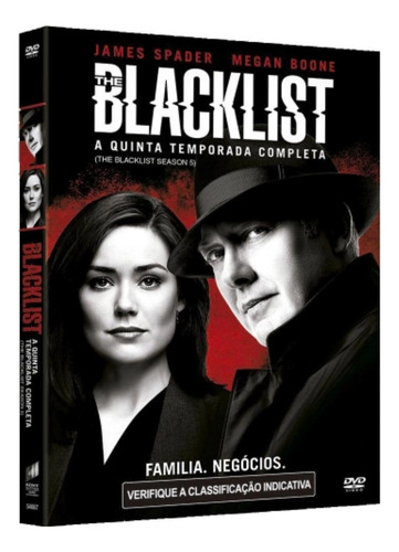 Dvd Box The Blacklist 5° Temp Completa