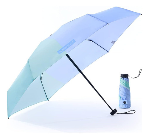 Rumbrella Mini Paraguas, Teflón Monedero Paraguas Con 99% Pr