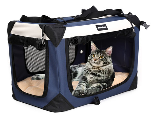 Sivlefoss Transportador Grande Para Gatos, Jaula De Viaje Pl