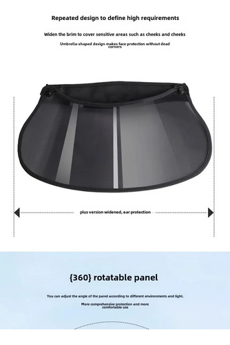 Gorro De Sol Con Protección Uv Para Mujer, Para Ciclismo Y A