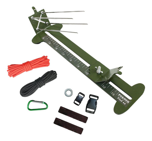 - Pulsera De Paracord De Acero Inoxidable Jig Que Hace Verde