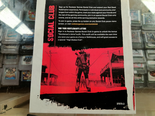 Red Dead Redemption Ps3 Solo Instructivo (Usado)
