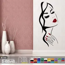 Comprar Vinilos Decorativos Para Peluqueria Mujer Para Negocio