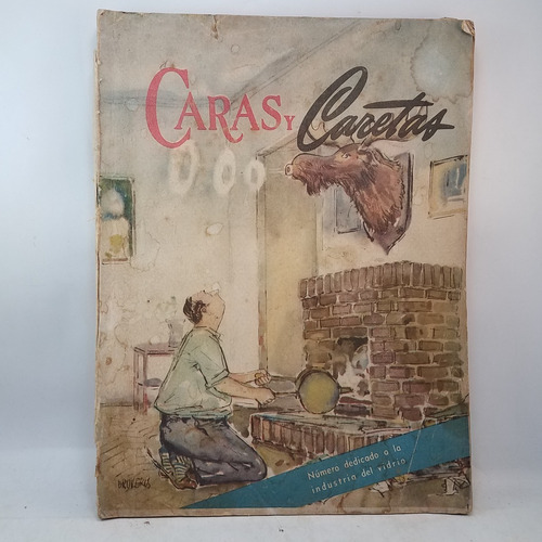 Revista Caras Y Caretas Mayo 1954 Ind Del Vidrio