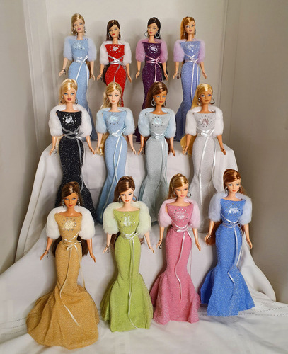 Barbie Collector Muñecas Del Zodiaco Coleccion Completa (Usado)