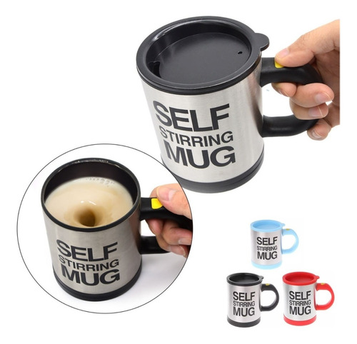 Taza Mug Autoagitable Self Stirring Mug A Pilas