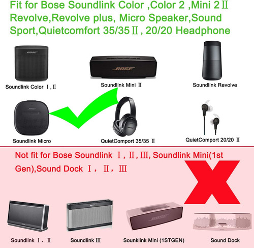 Adaptador De Corriente Alterna Micro Usb Apto Para Bose S...