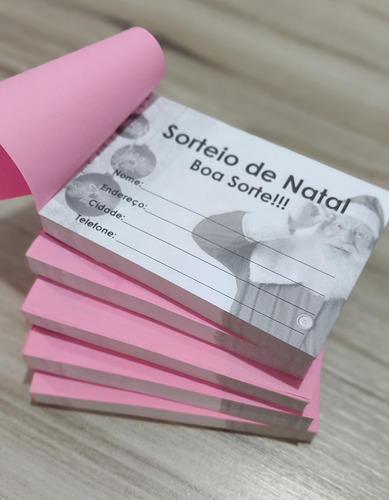 500 Cupons De Natal - Sem Personalização