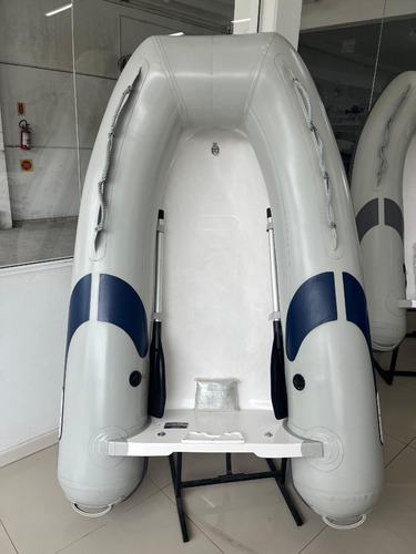 Bote Inflavel Zefir Wind F 200 - Cinza Com Azul