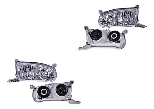 Par Juego Faros Toyota Corolla 2001 - 2002 Depo Sxc