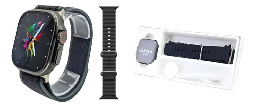 Reloj Smartwatch Hk10 Ultra A + Correas + Cargador