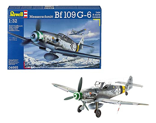 Revell 04665 Messerschmitt Bf109 G-6 Kit De Modelo De Plásti