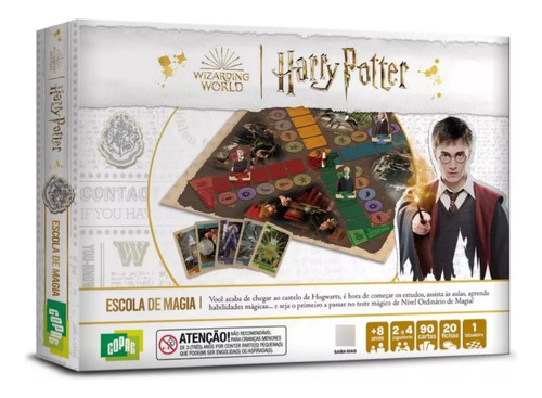 Jogo De Tabuleiro Harry Potter Escola De Magia 32614 - Copag