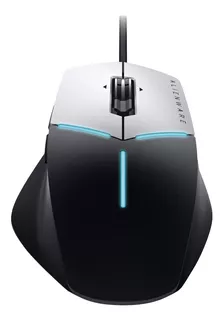 Mouse gamer Alienware Advanced AW558 negro y plata