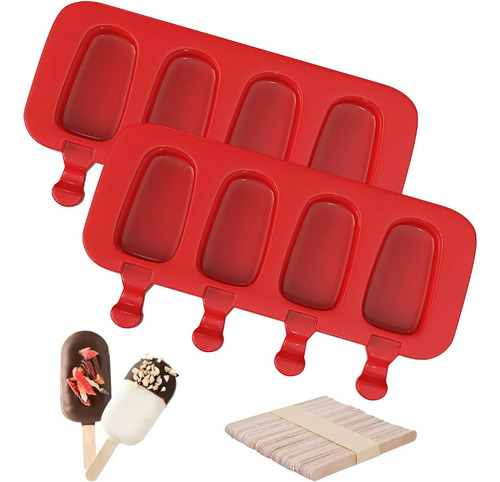 Moldes Paletas Silicona Mini Paletas Helados 