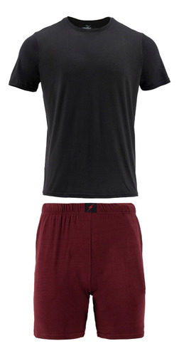 Pijama Trueno Hombre Juego Short Playera Fresco Comodo