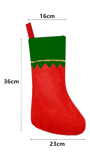 4 Medias De Navidad Para Colgar En Forma De Árbol De Navidad