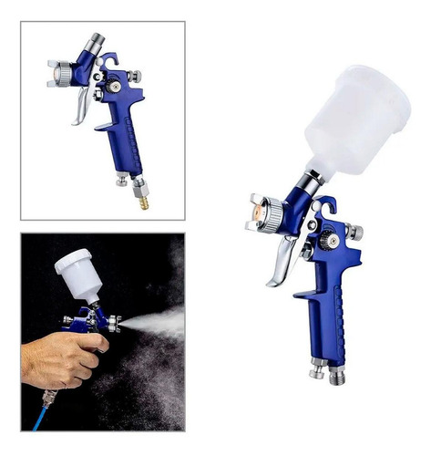 Pistola De Pulverizador 600ml Ideal Pintar Automóveis E Casa