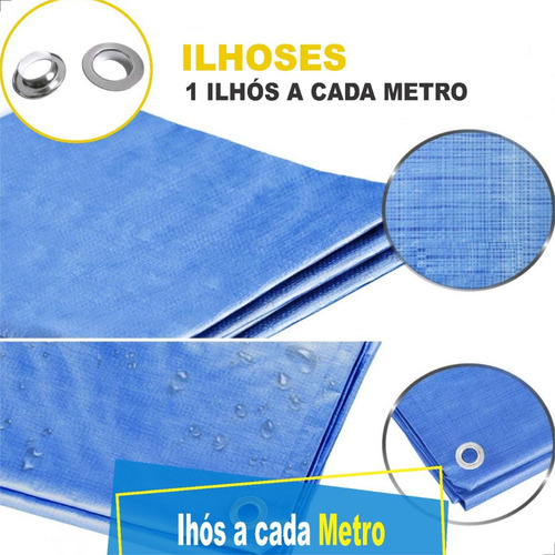 Kit Lona Leve Multiuso 265 Micras 4x4 + 12 Elásticos