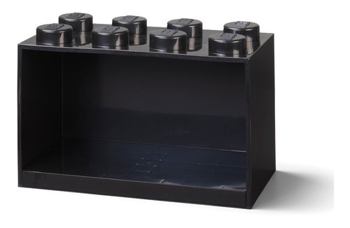 Estante Repisa Lego Shelf 8 Contenedor Apilable Colgante Color Negro