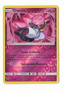 Pokemon Diancie Reverse Foil Sol E Lua Sombras Ardentes Fret