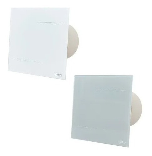 Extractor Baño Vidrio Hydra 10 Cm Aire Blanco Potenciado 4 Pulgadas