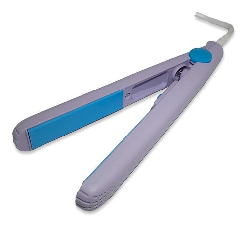 Mini Plancha Eléctrica Viajera Para Cabello Diseño Portátil