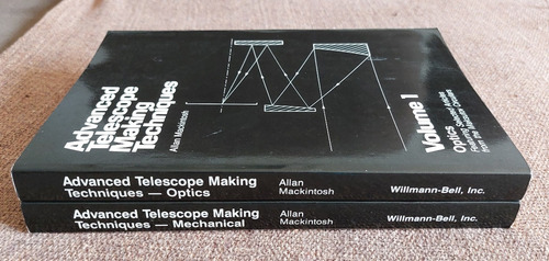 Livro Advanced Telescope Making Techniques Vol 1 & 2 (Usado)