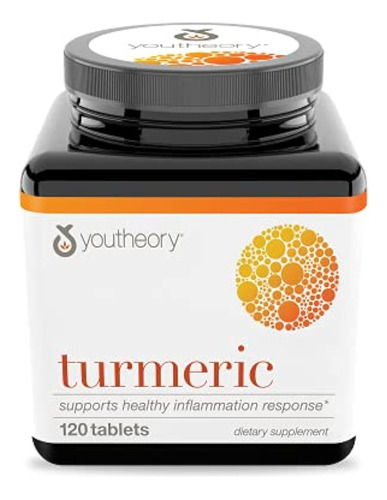 Youtheory Turmeric Advanced With Black Pepper Bioperine, 120