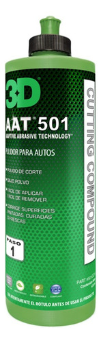 3d Aat 501 - Compuesto De Pulidor Paso 1 - 3.7lts