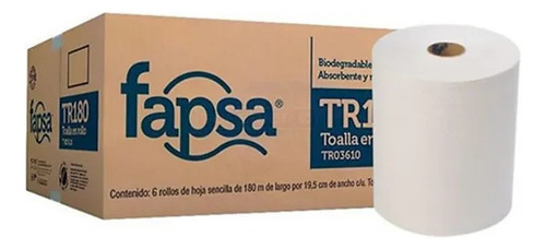 Toalla En Rollo Fapsa 180 Metros C/6