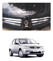 Comprar Renault Logan Platinas De Parrilla Cromadas X 6 Piezas
