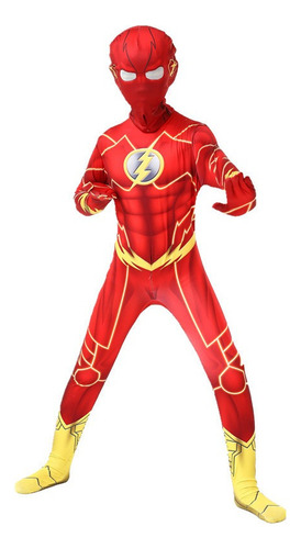 The Flash Superhero Halloween Fiesta Mono Cosplay Disfraz Para Niños Y Adultos