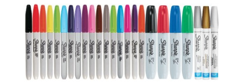 Sharpie Set Marcadores Puntas Surtidas - 24ct