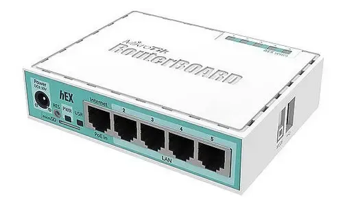 Roteador MikroTik hEX RB750Gr3 5 Portas Gigabit CPU Dual-Core 880...