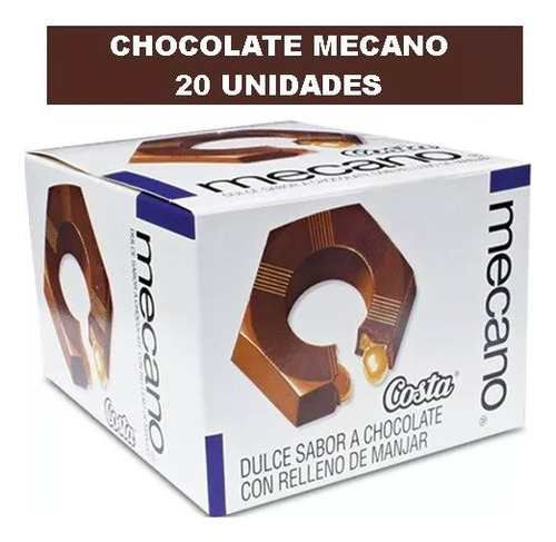 Chocolate Mecano Display 20 Unidades 