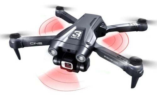 Mini drone Genérica Z908MAX 4k com câmera 4K negro 2.4GHz