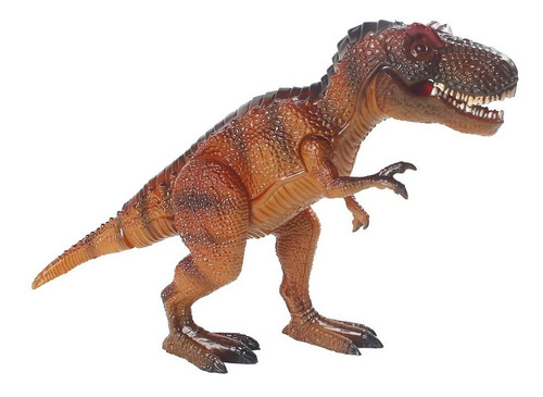 Dino Mat Dinosaurio T Rex Grande Con Luz Y Sonido 34cms