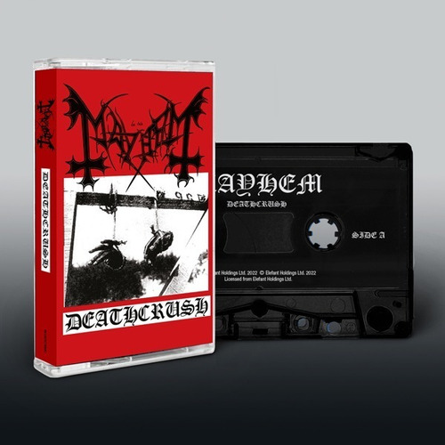 Mayhem Deathcrush Cassete Tape K7 Importado Pronta Entrega