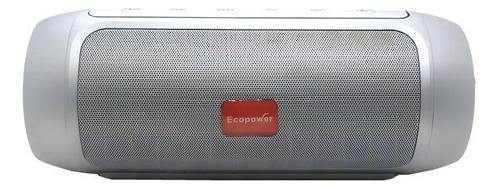Caixa De Som Speaker Ecopower Ep-2307 Bt/ Usb/fm/ Prata