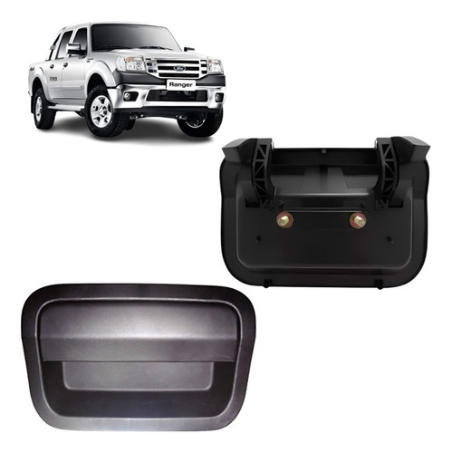 Maçaneta Externa Tampa Traseira Para Ford Ranger 2004 À 2012