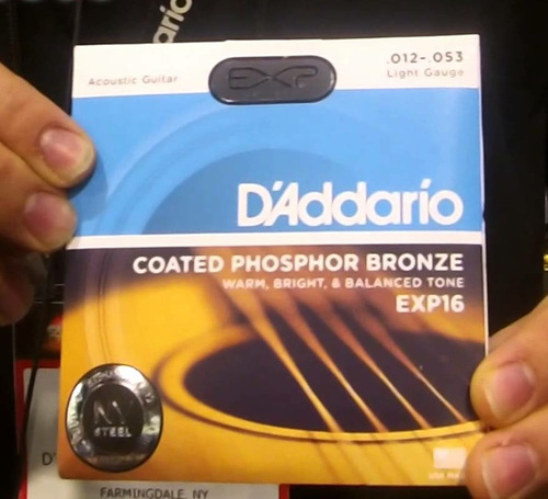 Cuerdas D'addario Exp16 Calibre 12 - 53